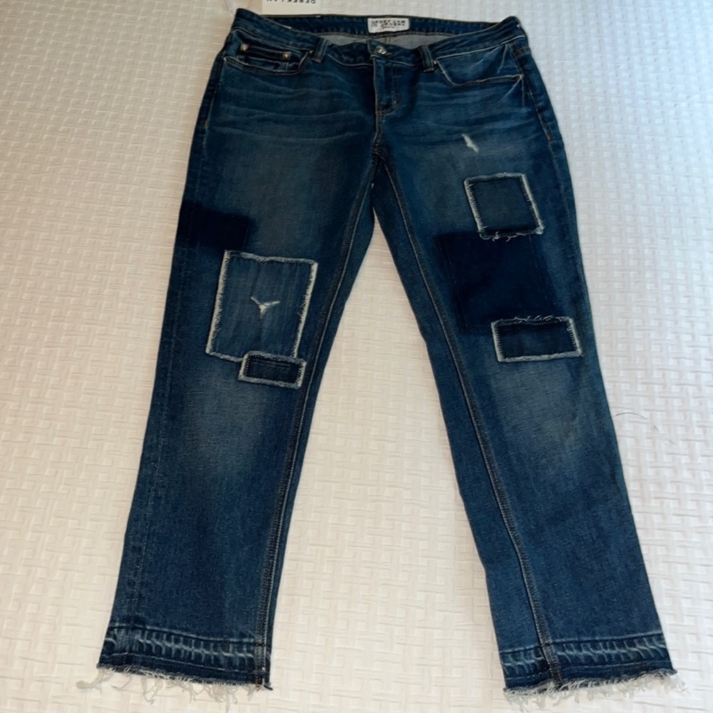 Derek Lam 10 Crosby Mila Mid-rise Patchwork Girlfriend Jeans ⭐️